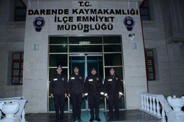 Darende’de gece bekçileri göreve başladı