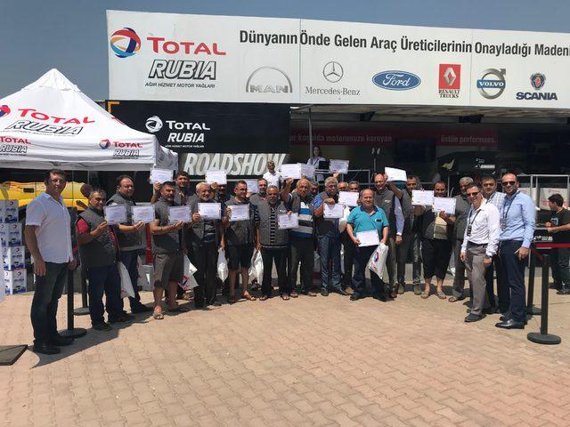 TOTAL madeni yağlar, uzun yol sürücüleriyle buluştu