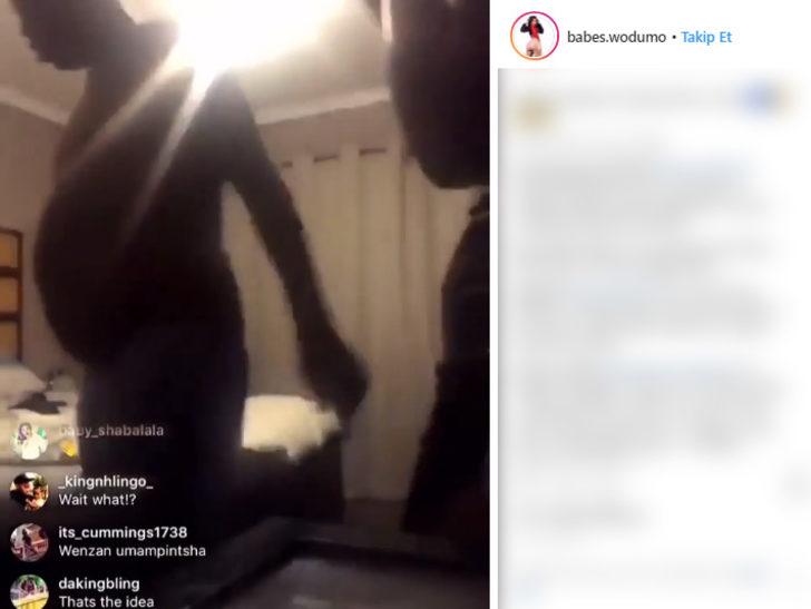 Rezalet ortaya çıktı! Yatak odasında yaşananları canlı yayınladı