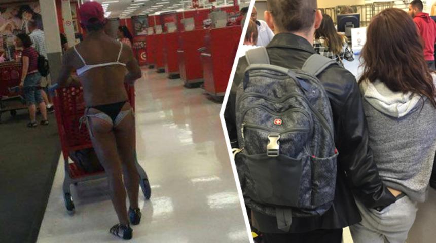 Alışverişe gelen en tuhaf insanlar onlar olabilir! 