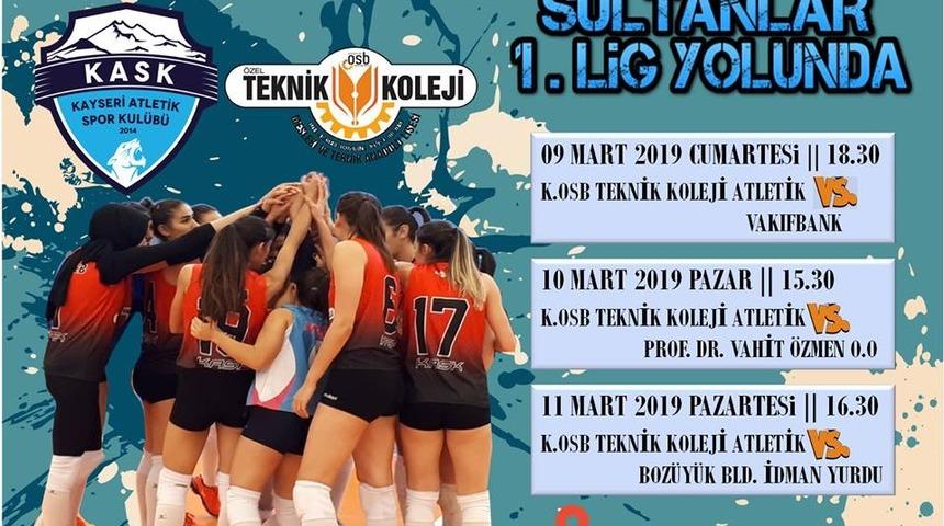 Sultanlar 1.Lig Yolunda sahaya &ccedil;ıkıyor