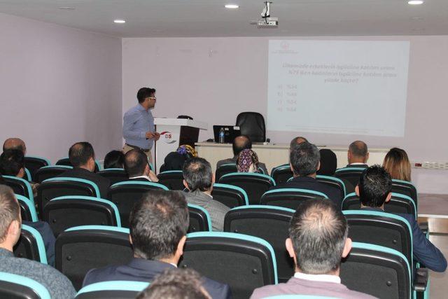 Elazığ’da “Kadına Yönelik Şiddetle Mücadele” Semineri