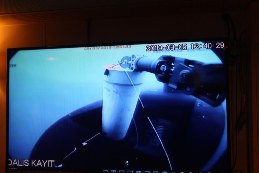 Mavi Vatan 2019 Tatbikatında denizaltından personel kurtarma eğitimi