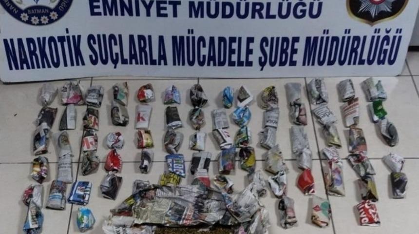 Batman&rsquo;da satışa hazır uyuşturucu ele ge&ccedil;irildi