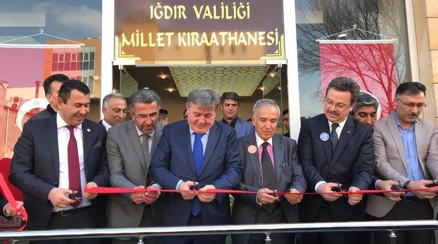 Iğdır&rsquo;da &ldquo;Millet Kıraathanesi&rdquo; a&ccedil;ıldı