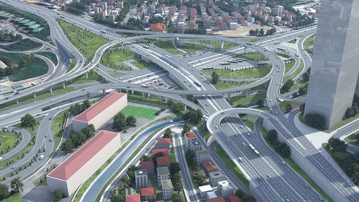 İstanbul'da, 874 metre uzunluğunda kavşak viyadüğü yapılıyor G2