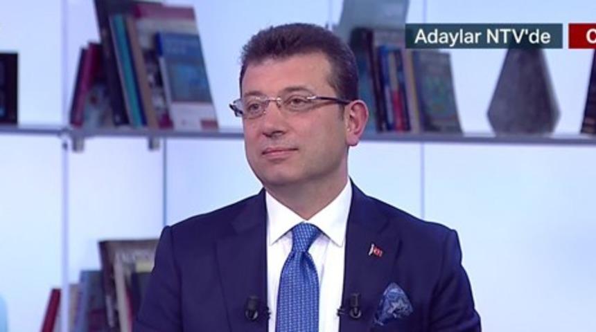 Ekrem İmamoğlu'ndan canlı yayında anket açıklaması