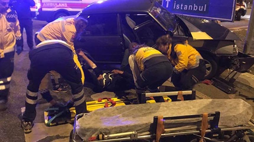 Gece yarısı korkunç kaza: Yaralılar var