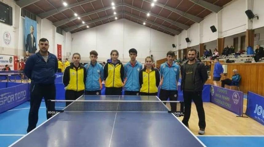 Kocasinan’ın Masa Tenisi B Takımı İlk Yarıyı Lider Tamamladı
