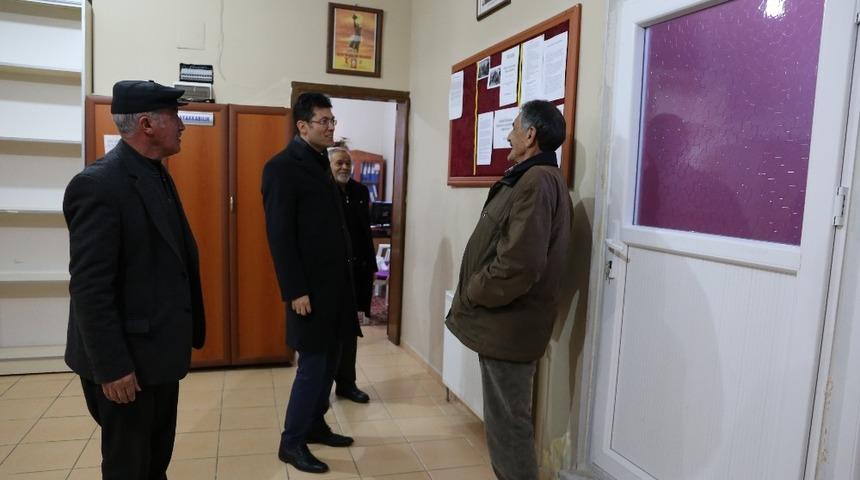 Kaymakam Ka&ccedil;maz&rsquo;dan Pir Sultan Abdal K&uuml;lt&uuml;r Derneğine ziyaret