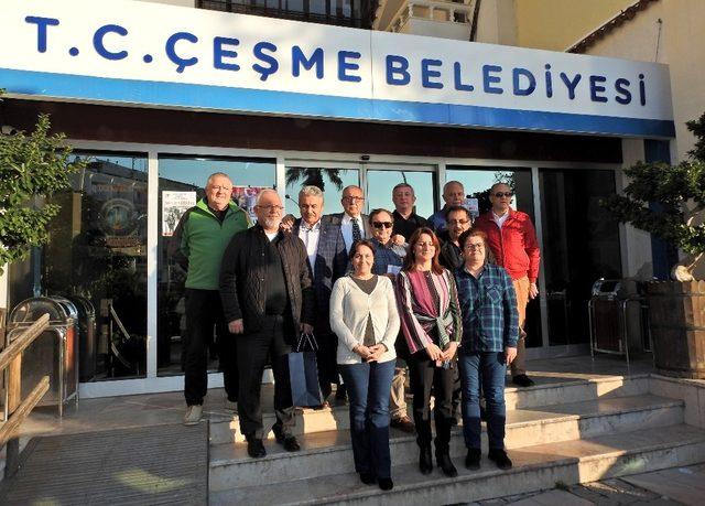 Çeşme Belediyesi’nin meclis üyeleri vedalaştı