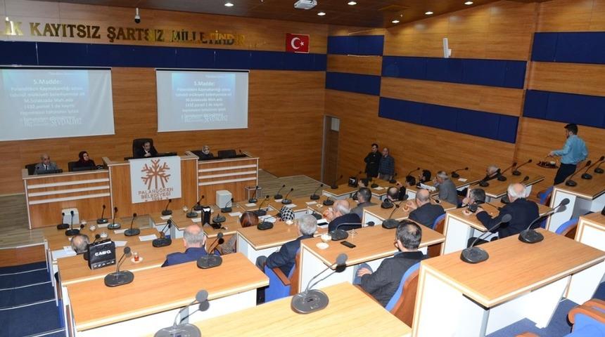 Paland&ouml;ken Belediye Meclisi son oturumunu ger&ccedil;ekleştirdi