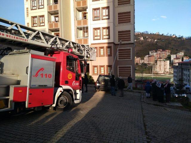 Sürmene’de yangın