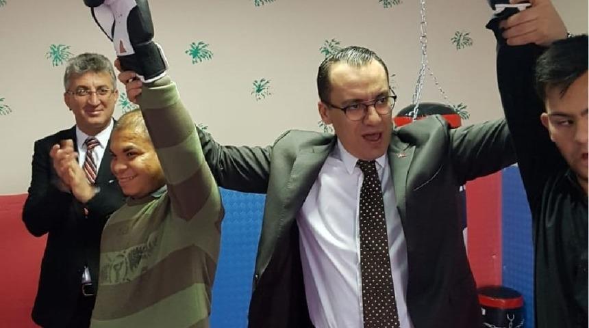 Kahta&rsquo;da &ouml;zel eğitimli &ouml;ğrenciler i&ccedil;in spor salonu a&ccedil;ıldı