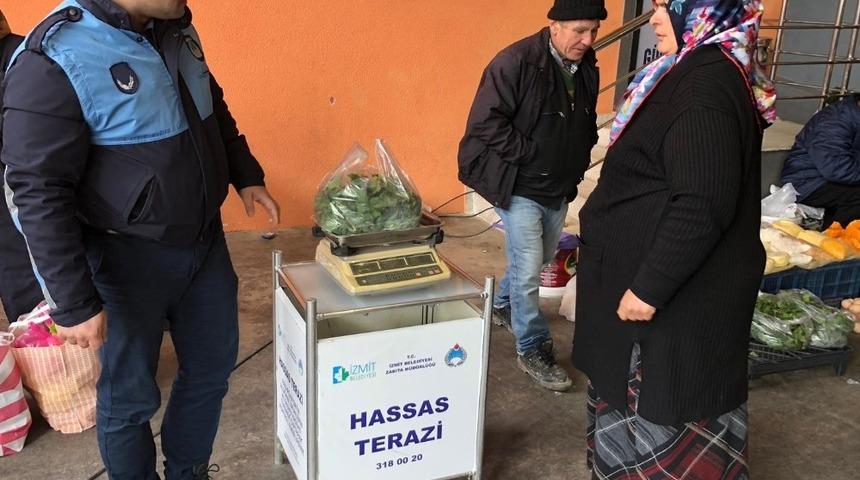 Pazar  yerinde kontroller s&uuml;r&uuml;yor