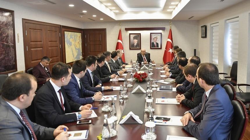 Vali Demirtaş, kaymakamlarla bir araya geldi