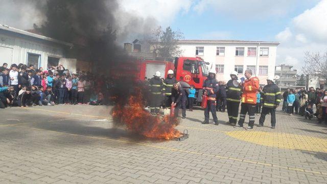 Midyat’ta deprem ve yangın tatbikatı yapıldı