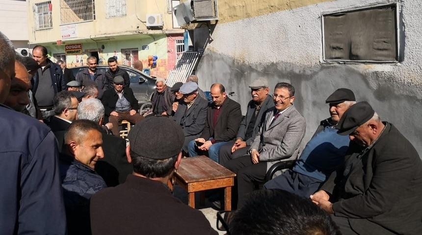 Başkan Pamuk, mahalle ziyaretlerini sürdürüyor