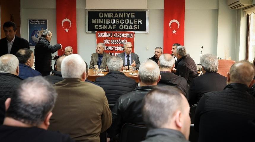 İsmet Yıldırım, meslek ve esnaf odalarını ziyaret etti