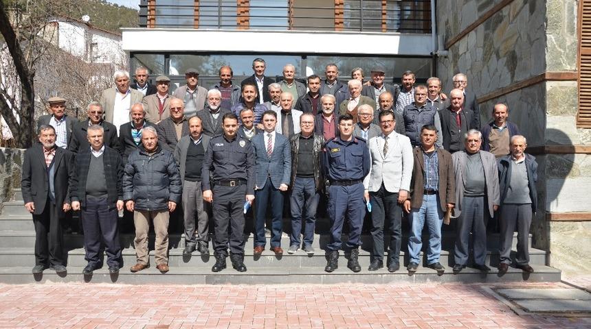 Akseki’de uyuşturucu ile mücadele ve seçim güvenliği toplantısı yapıldı