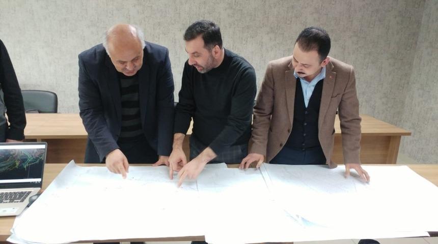 Kavak&rsquo;ta harita &ccedil;alışmaları tamam