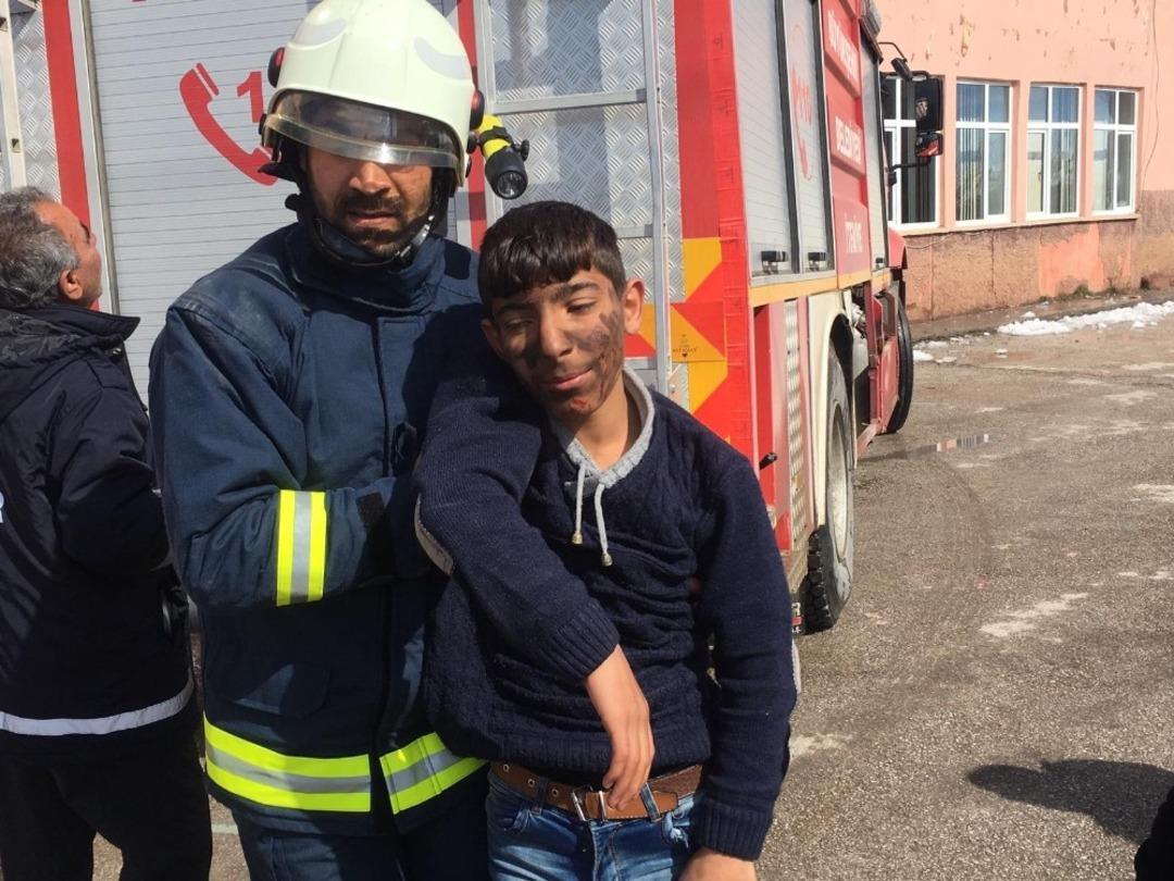 Başkale&rsquo;de yangın tatbikatı