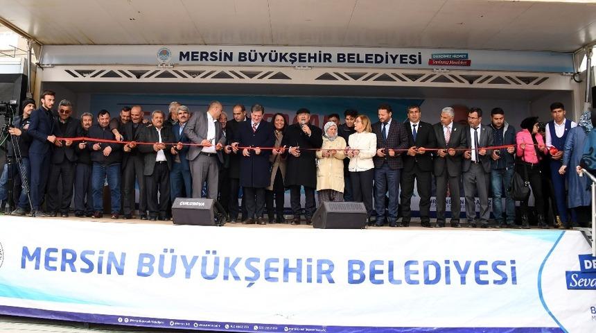 Başkan Kocamaz, G&uuml;lnar&rsquo;da Teknik Hizmetler Yerleşkesini hizmete a&ccedil;tı