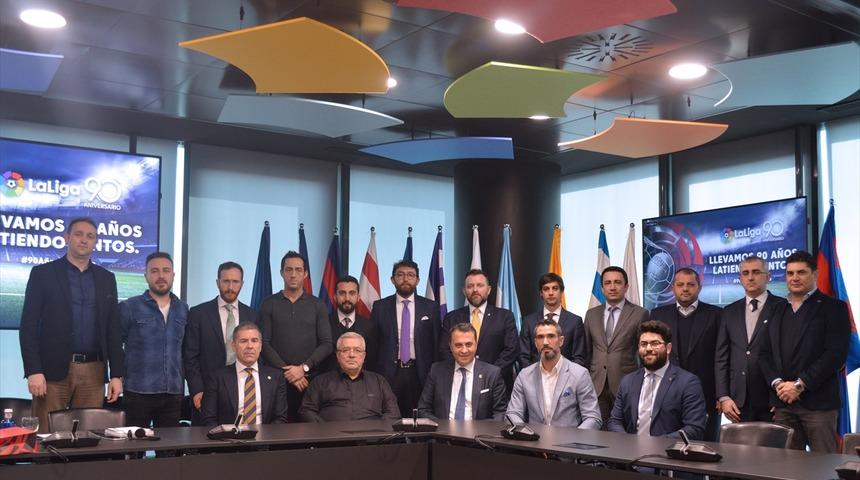 Kul&uuml;pler Birliği Vakfı ile La Liga arasında iş birliği &ccedil;alıştayı yapıldı