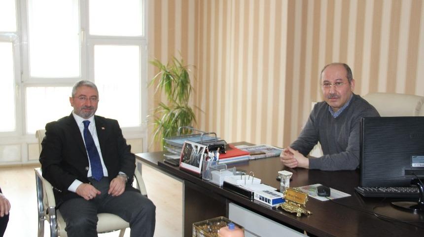 AK Parti Belediye Başkan Adayı Aşgın’dan İHA’ya ziyaret