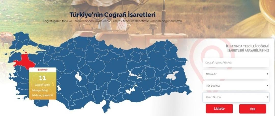 Balıkesir&rsquo;in coğrafi işaretli &uuml;r&uuml;nleri dijital platformda