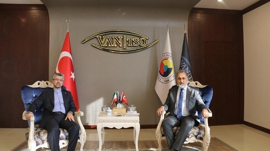 İran Başkonsolosundan Van TSO&rsquo;ya ziyaret