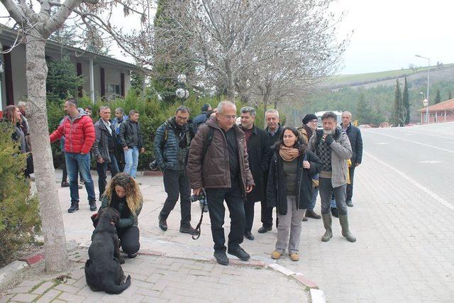 Fotoğraf sanatçıları Eskigediz’i ziyaret etti