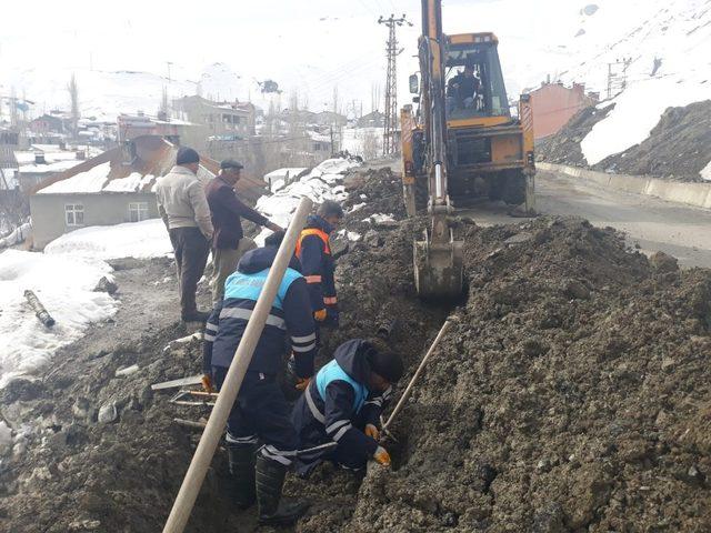 Hakkari Belediyesinden hummalı çalışma