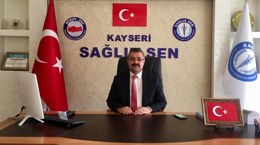 Kayseri Sağlık-Sen&rsquo;de yeni Başkan Hakan Keser oldu