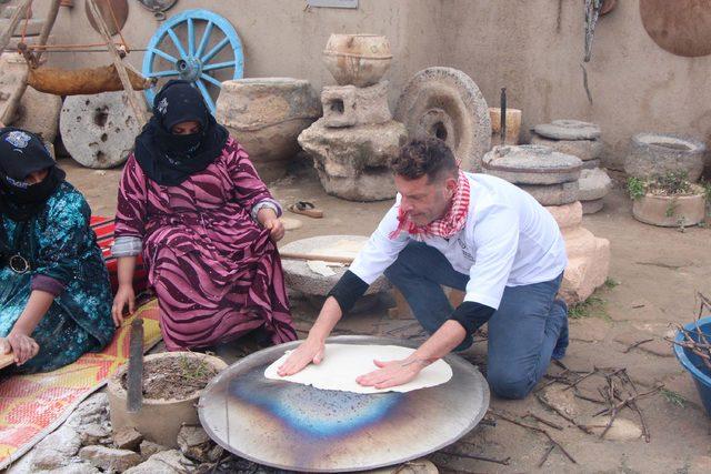 Dünyaca ünlü şefler, Harran’da yufka açıp, pişirdi