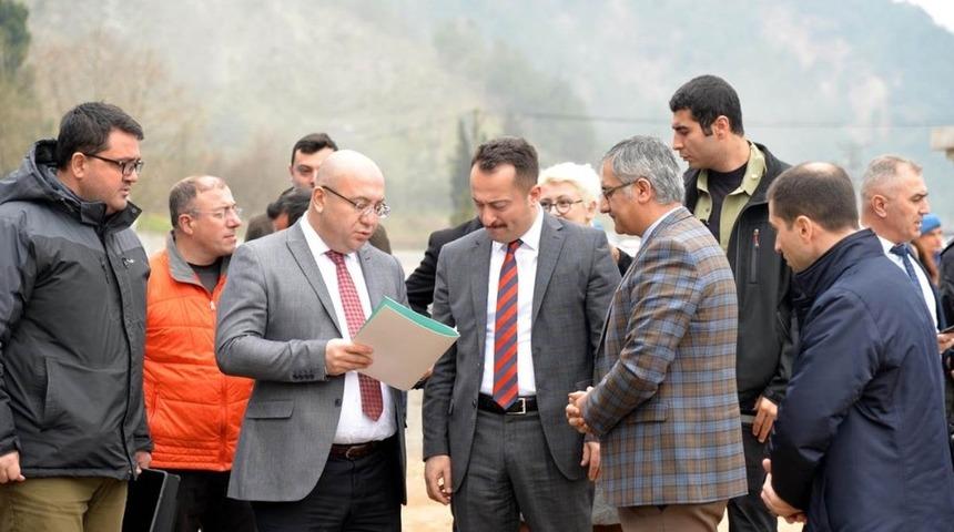 Vali Şent&uuml;rk, yatırımları inceledi