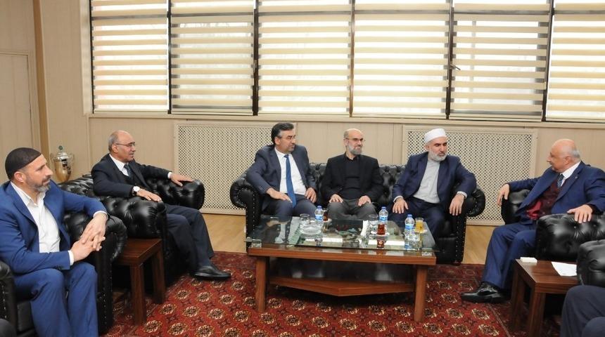 STK temsilcilerinden Rekt&ouml;r Durmuş&rsquo;a ziyaret