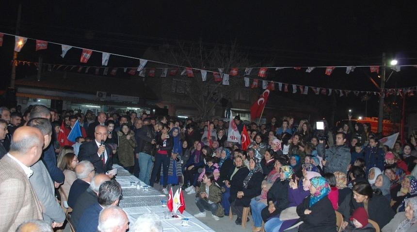 Başkan Kayda, doğduğu mahallede destek istedi