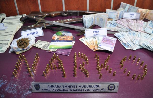 Ankara da uyuşturucu operasyonunda FET&Ouml; CD si ve 1 dolar ele ge&ccedil;irildi 2