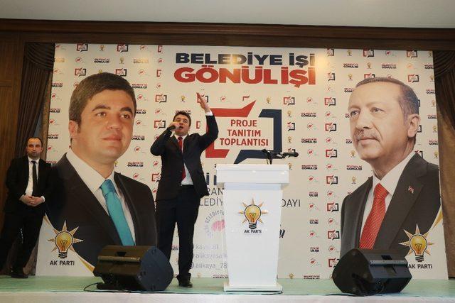 AK Partili aday Ali Kaya’nın proje tanıtımına yoğun ilgi