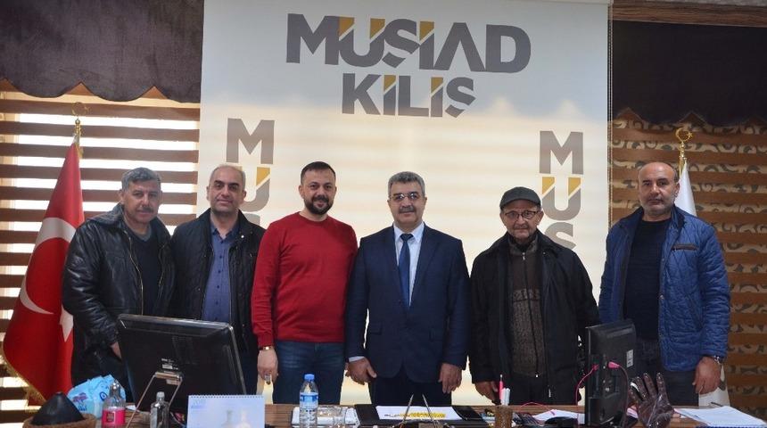 BTP Adayı Özkar, MÜSİAD Kilis Şubesini ziyaret etti