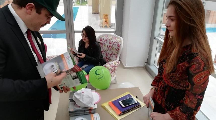 Yurt &ouml;ğrencilerine &lsquo;Yeşilay&rsquo; anlatıldı