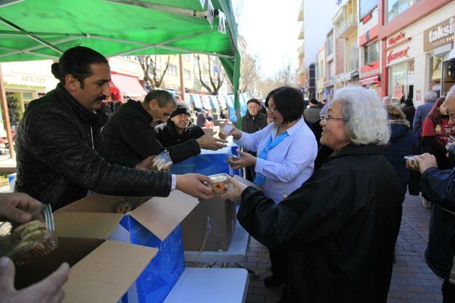 Odunpazarı’ndan kandil simidi