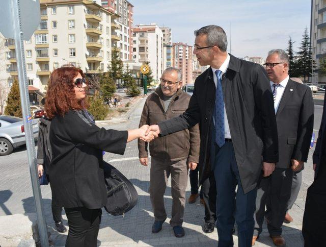 Osman Haymana Talas esnafıyla buluştu