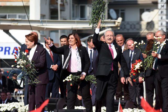 Kılıçdaroğlu ve Akşener, ikinci ortak mitingi Aydın da yaptı 1