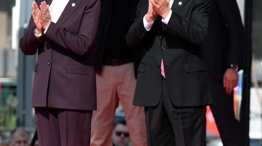 Kılı&ccedil;daroğlu ve Akşener, ikinci ortak mitingi Aydın'da yaptı