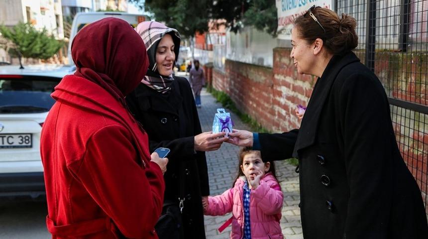 Maltepeli kadınlardan 8 Mart&rsquo;a &ouml;zel kurabiye