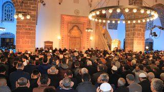 Diyarbakır'daki Fatih Paşa Camisi'nde Regaip Kandili programı