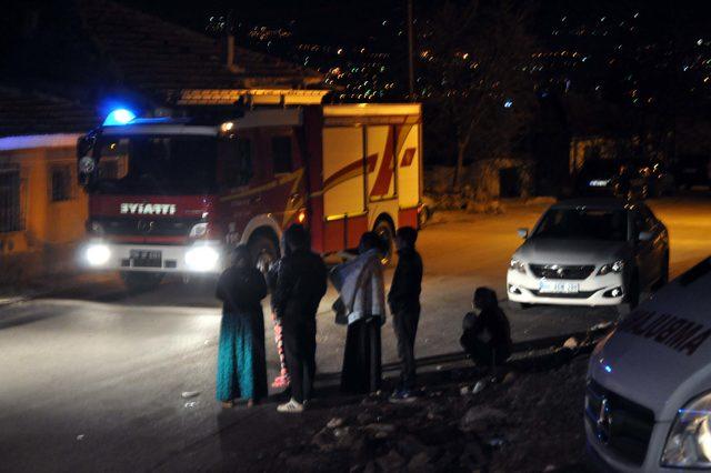 Ankara'da gecekondu yangını