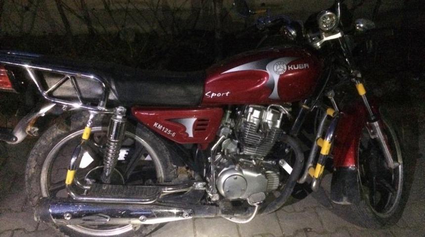 Motosiklet hırsızı yakalandı